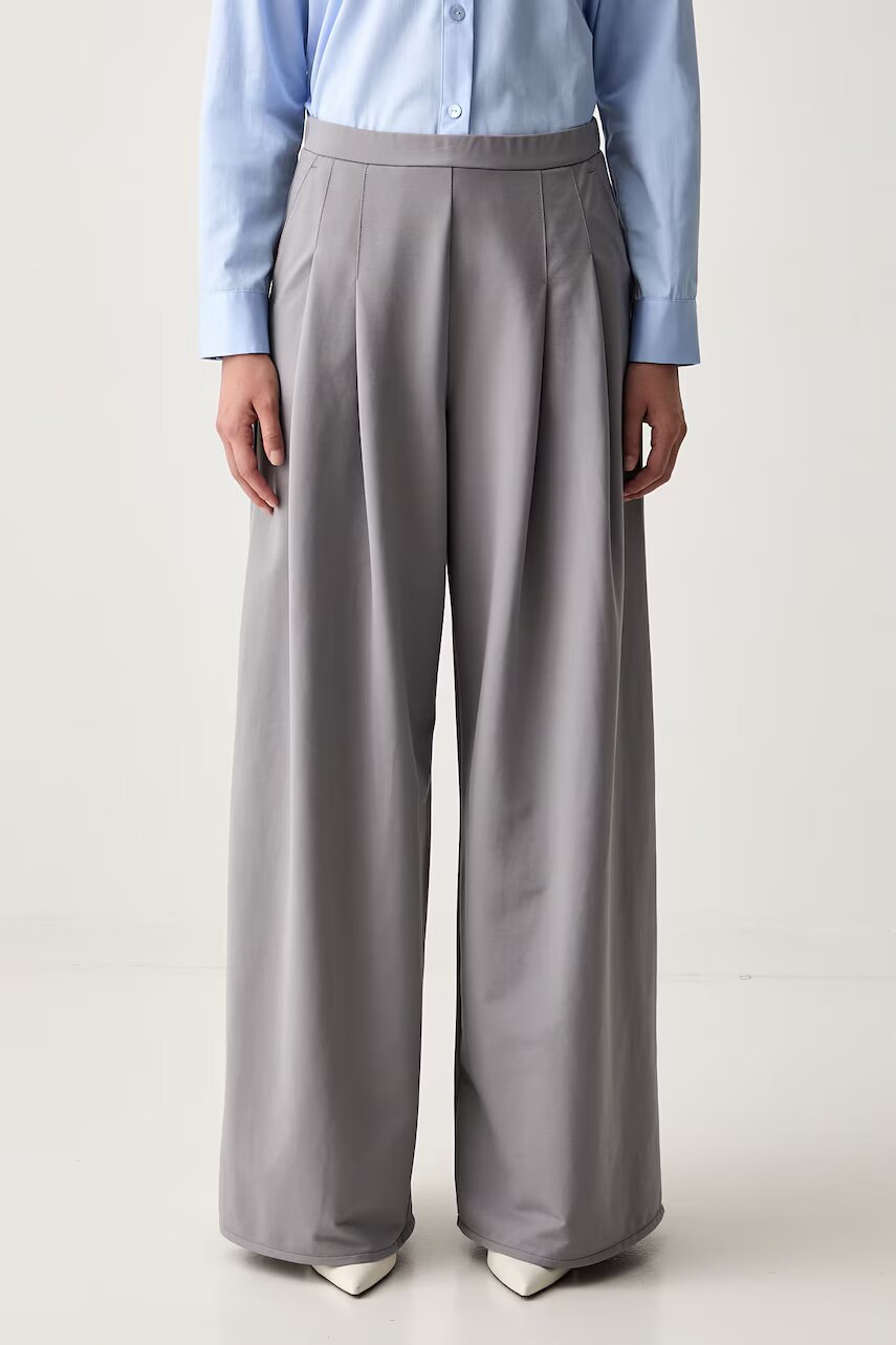 MM by Max Mara pantaloni palazzo pentru femei MMLVONGOLA