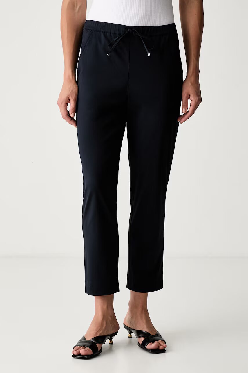 MM by Max Mara pantaloni pentru femei din bumbac cu elastan MMLMARA