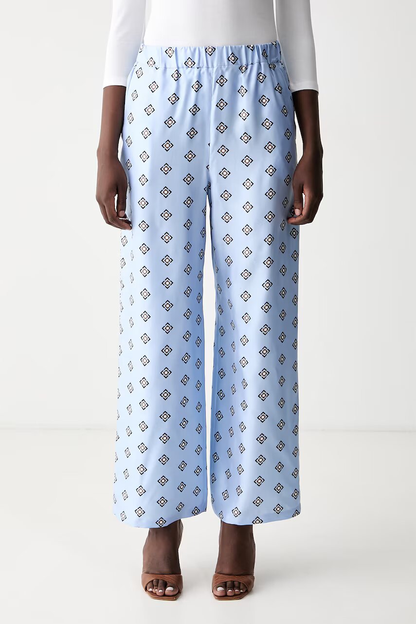 MM by Max Mara pantaloni pentru femei din mătase MMLADATTI