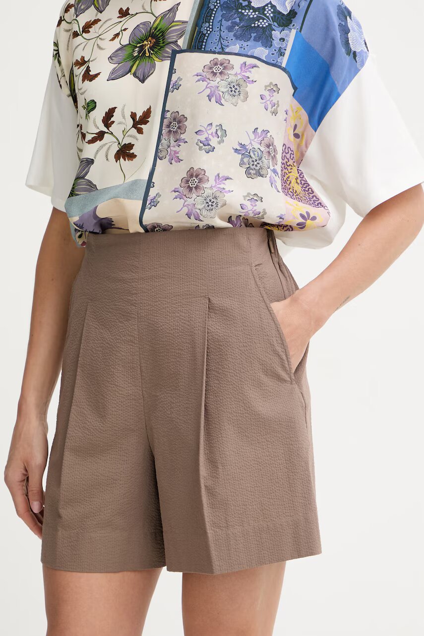 MM by Max Mara pantaloni scurți pentru femei din bumbac BALTA