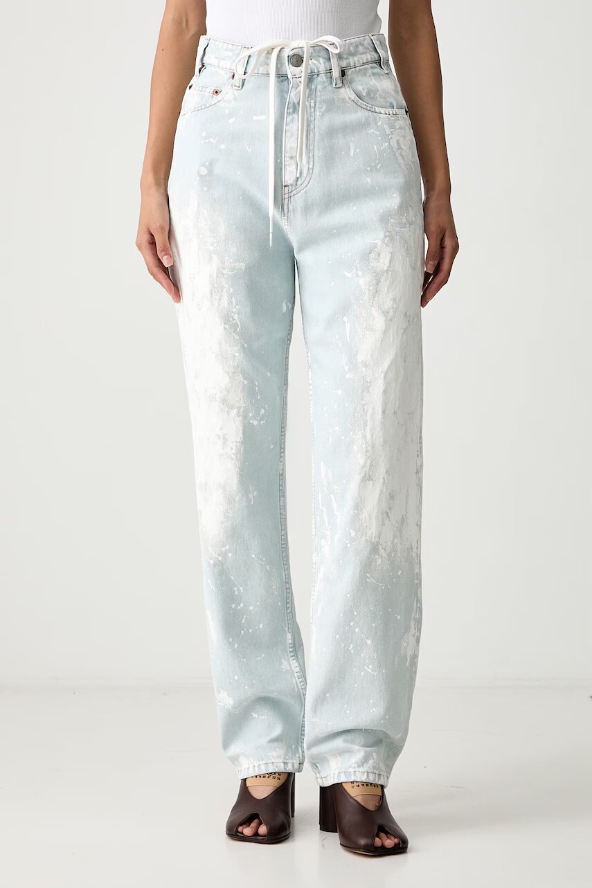 MM6 MAISON MARGIELA blugi mom fit pentru femei