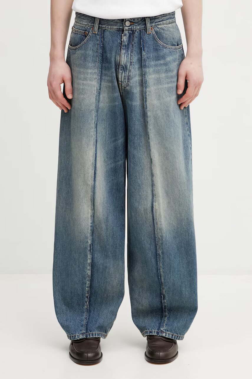 MM6 MAISON MARGIELA blugi relaxed fit pentru bărbați