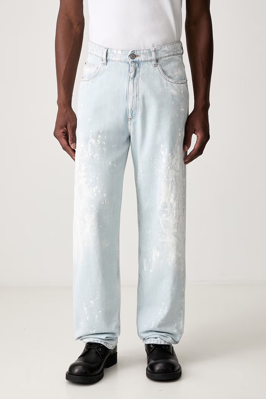 MM6 MAISON MARGIELA blugi straight pentru bărbați