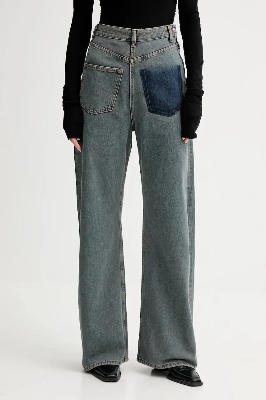 MM6 MAISON MARGIELA blugi wide leg femei