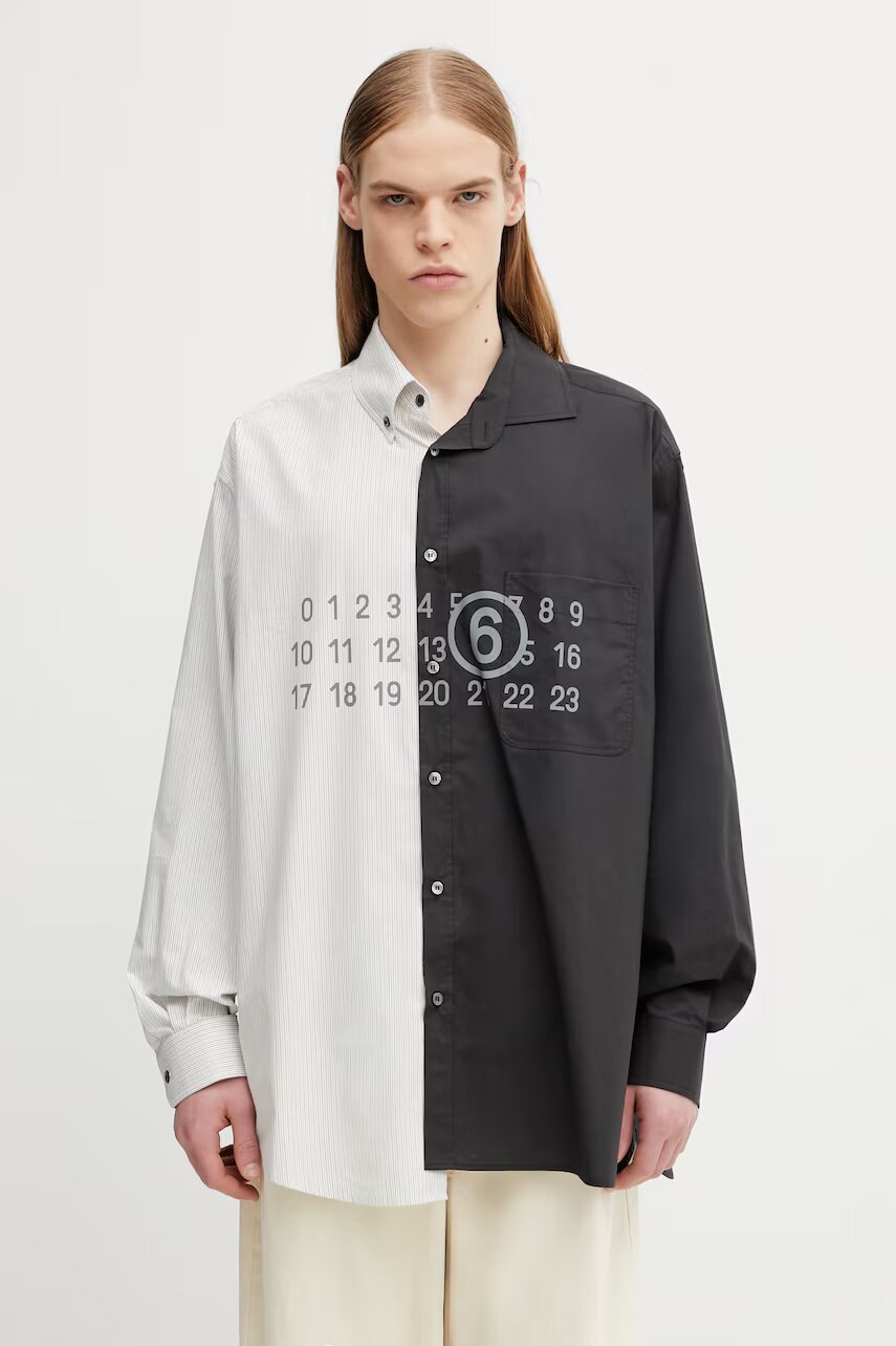 MM6 MAISON MARGIELA cămașă pentru bărbați din bumbac