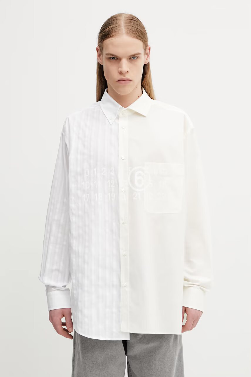 MM6 MAISON MARGIELA cămașă pentru bărbați din bumbac
