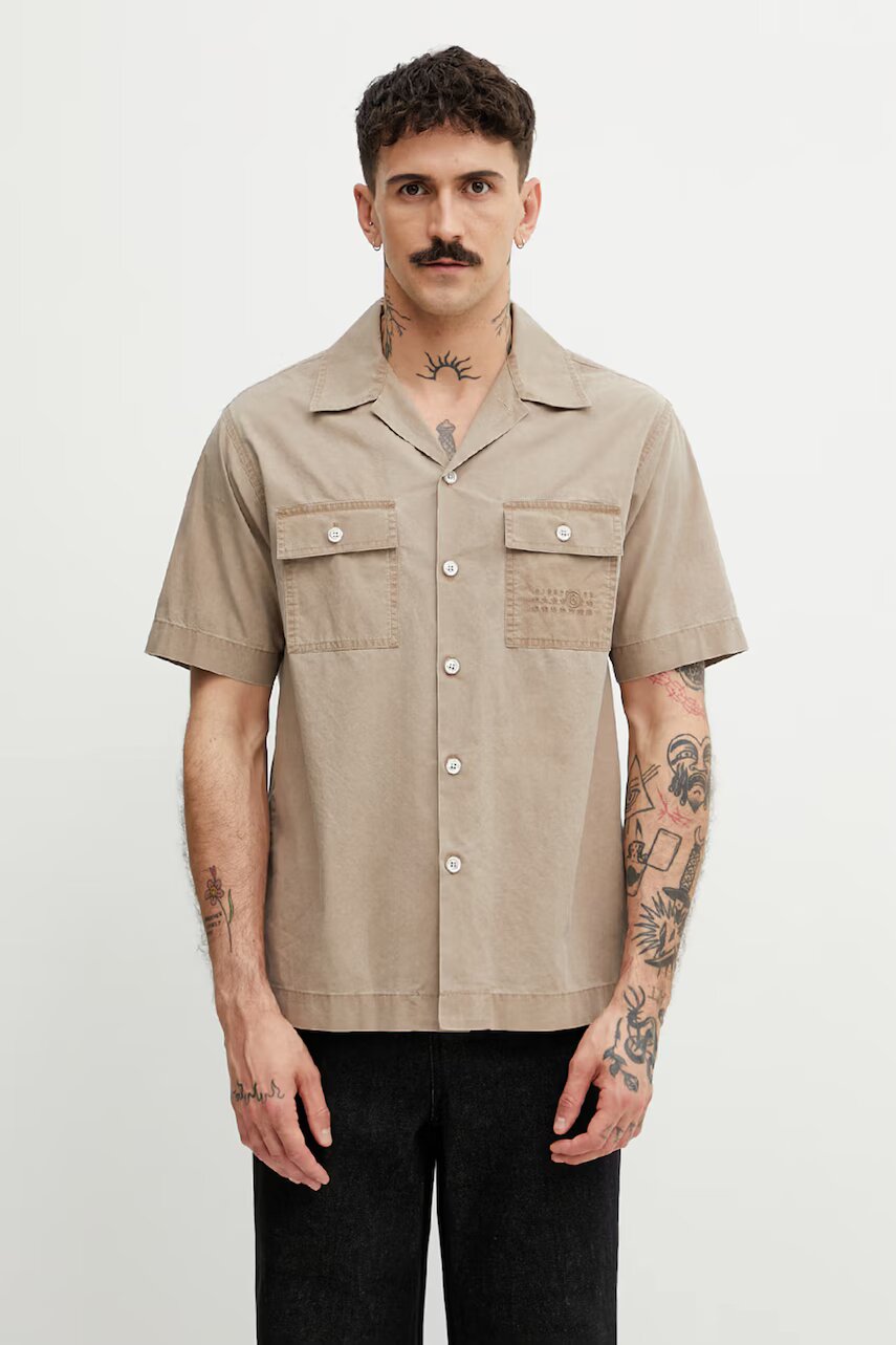 MM6 MAISON MARGIELA cămașă pentru bărbați din bumbac