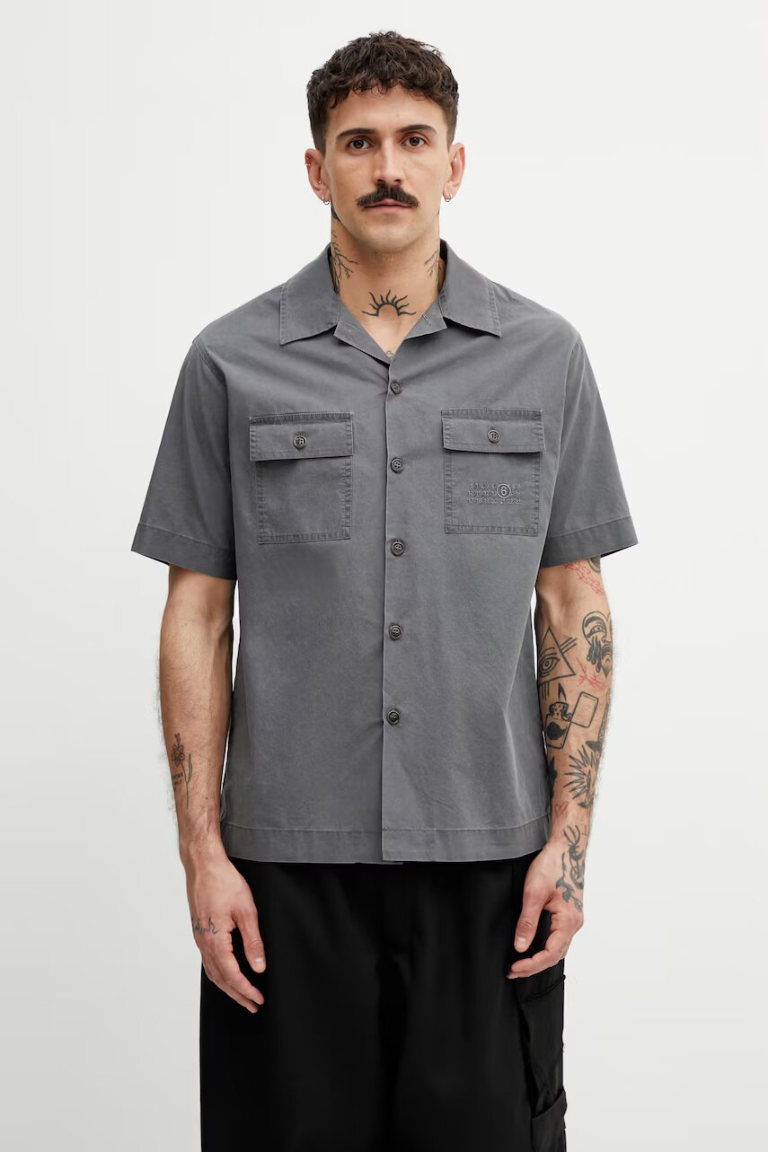 MM6 MAISON MARGIELA cămașă pentru bărbați din bumbac