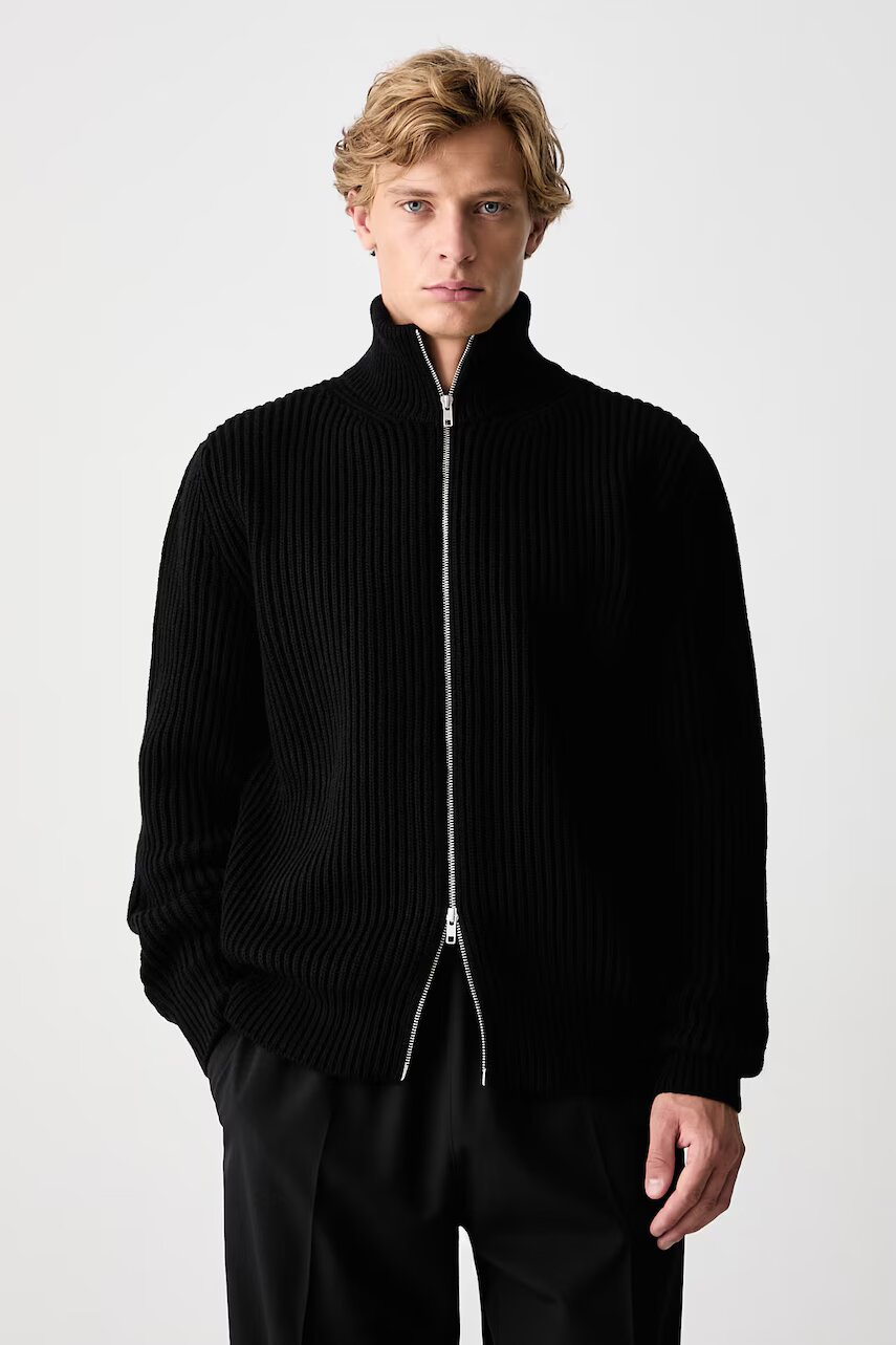MM6 MAISON MARGIELA cardigan pentru bărbați cu lână