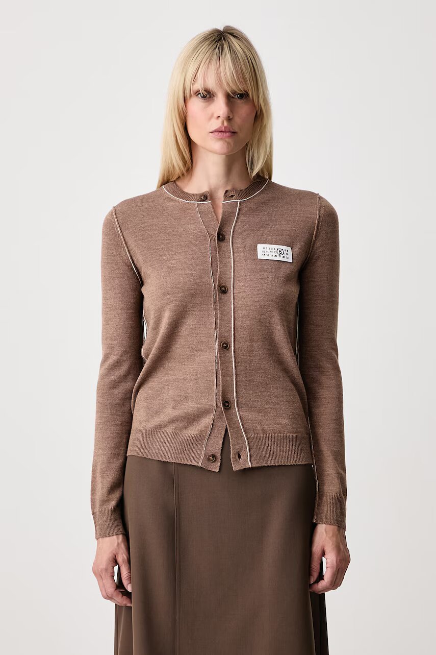 MM6 MAISON MARGIELA cardigan pentru femei cu lână