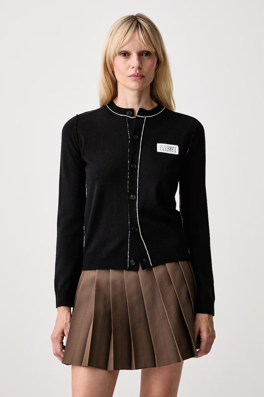 MM6 MAISON MARGIELA cardigan pentru femei cu lână