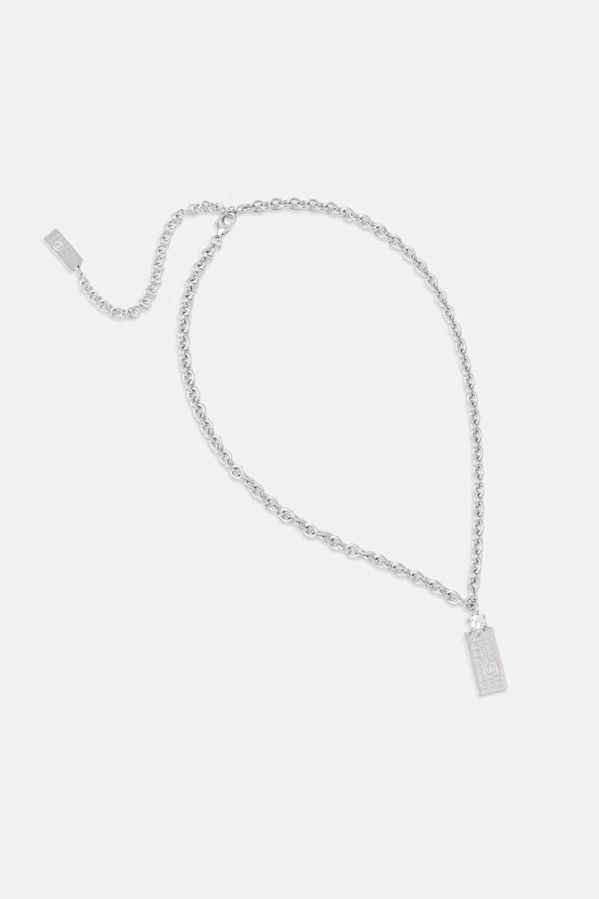 MM6 MAISON MARGIELA colier cu pandantiv pentru femei din alamă