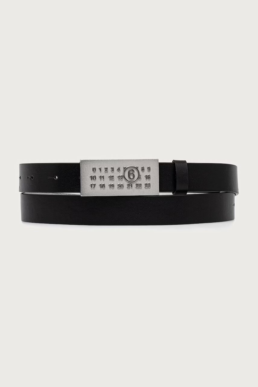 MM6 MAISON MARGIELA curea reversibilă din piele