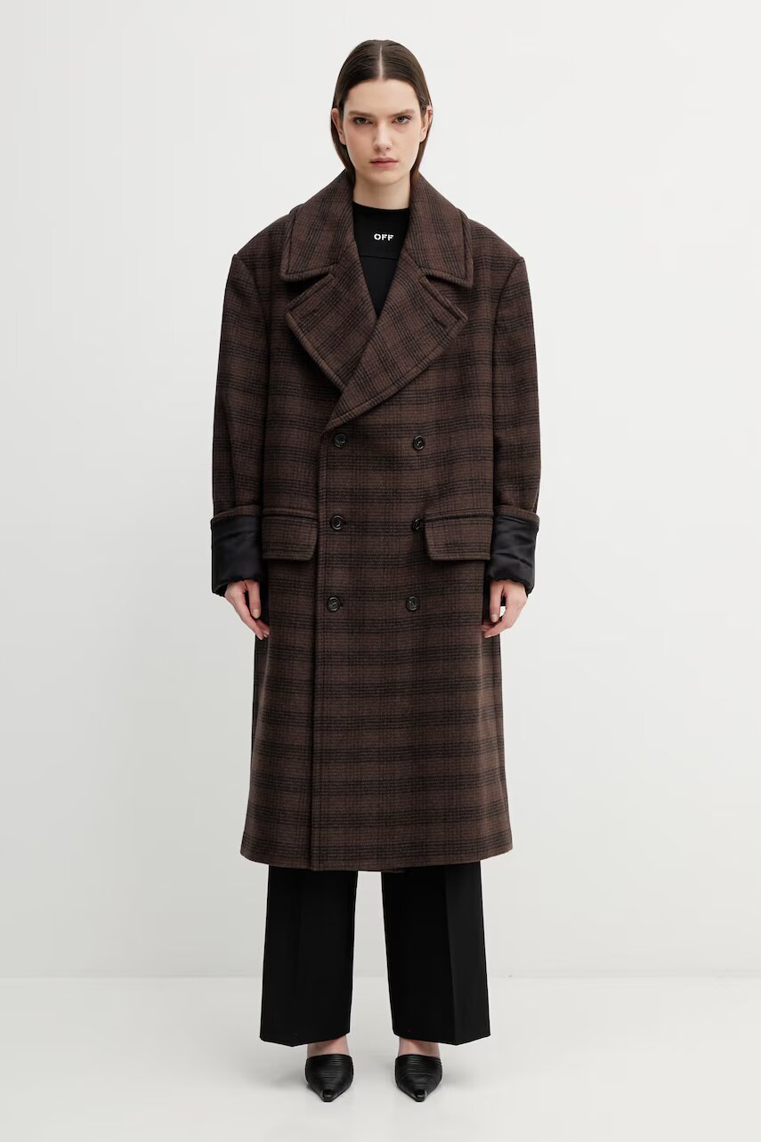 MM6 MAISON MARGIELA haină cu lână