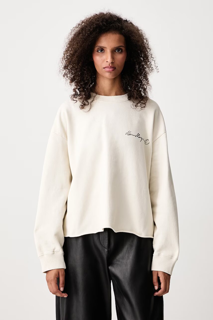 MM6 MAISON MARGIELA hanorac oversized pentru femei din bumbac