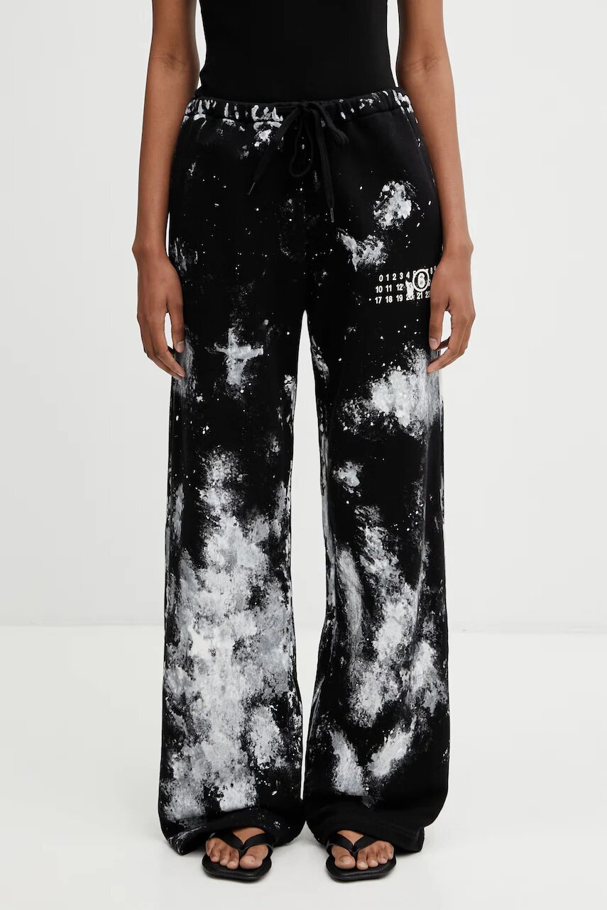 MM6 MAISON MARGIELA pantaloni de trening pentru femei din bumbac