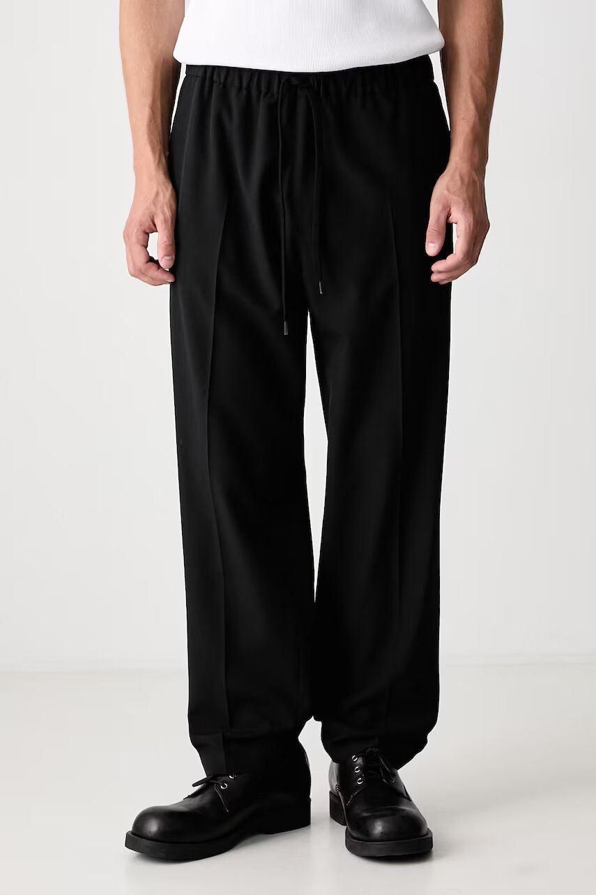 MM6 MAISON MARGIELA pantaloni pentru bărbați cu lână