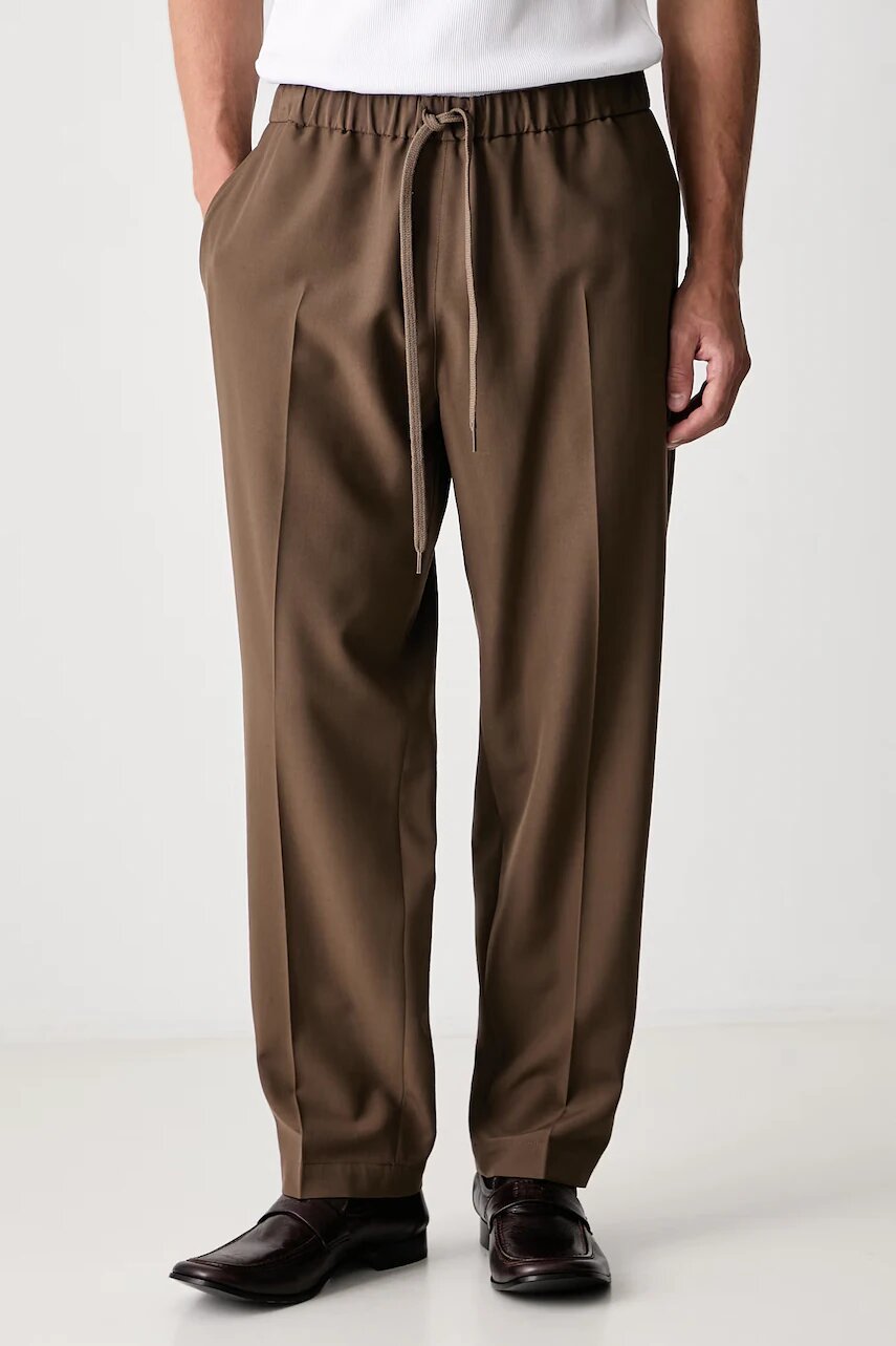 MM6 MAISON MARGIELA pantaloni pentru bărbați cu lână