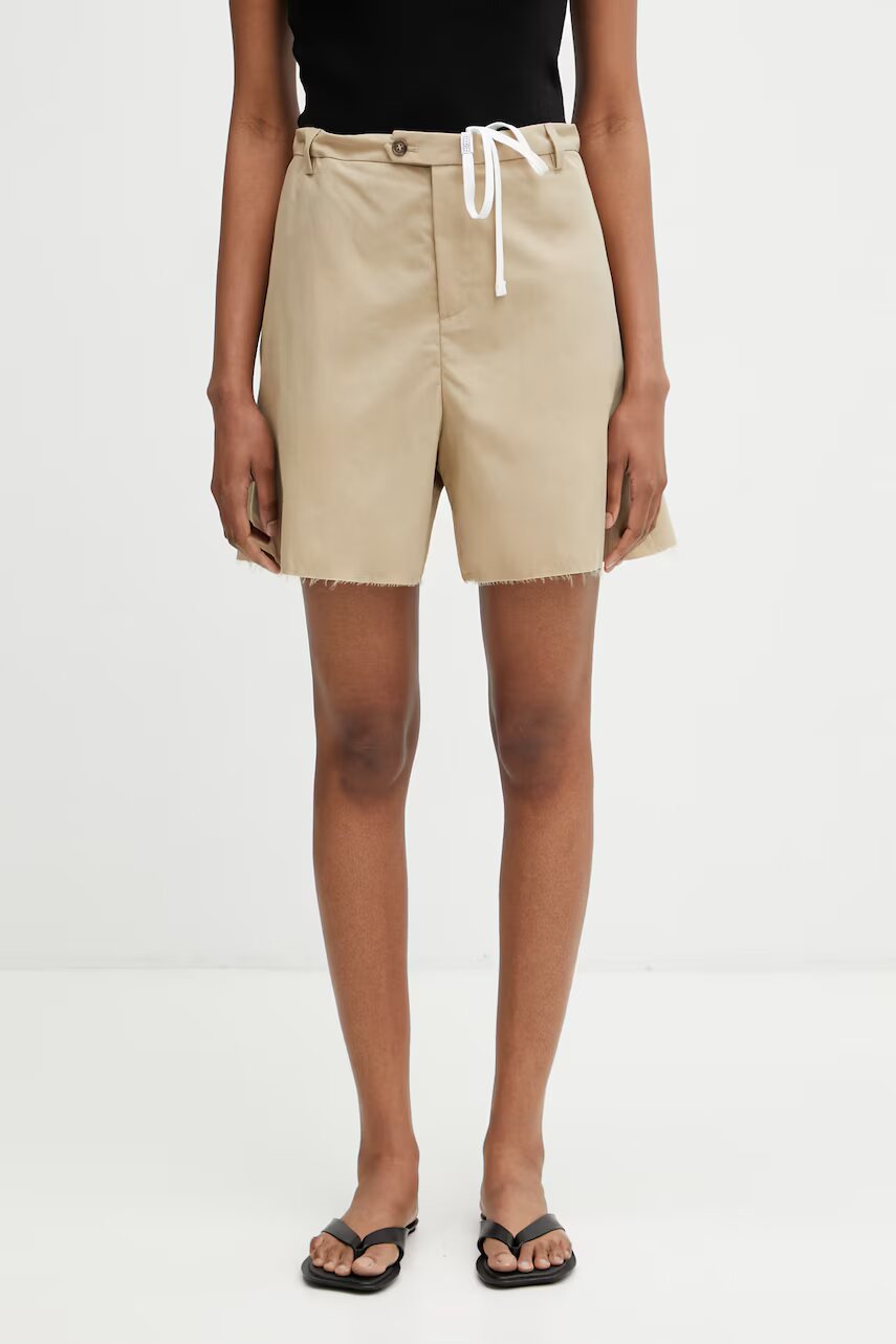 MM6 MAISON MARGIELA pantaloni scurți pentru femei cu bumbac
