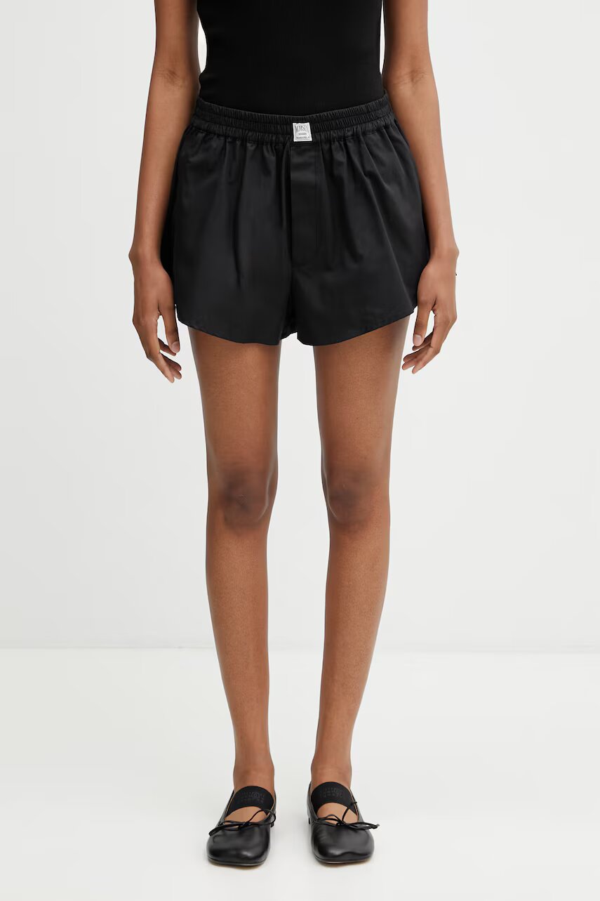 MM6 MAISON MARGIELA pantaloni scurți pentru femei din bumbac
