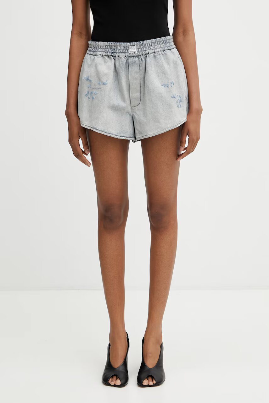 MM6 MAISON MARGIELA pantaloni scurți pentru femei din bumbac