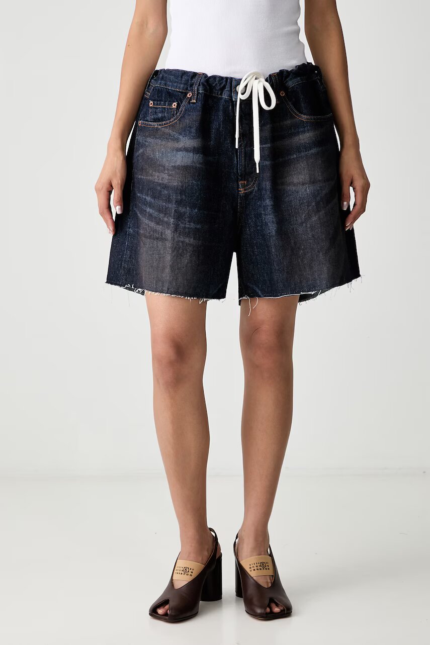 MM6 MAISON MARGIELA pantaloni scurți pentru femei din denim