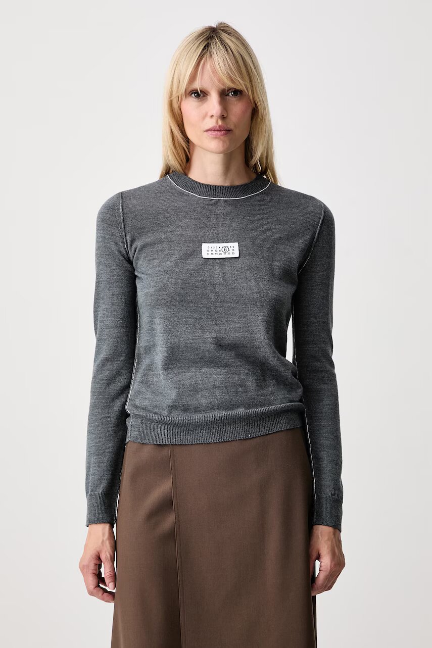 MM6 MAISON MARGIELA pulover pentru femei cu lână