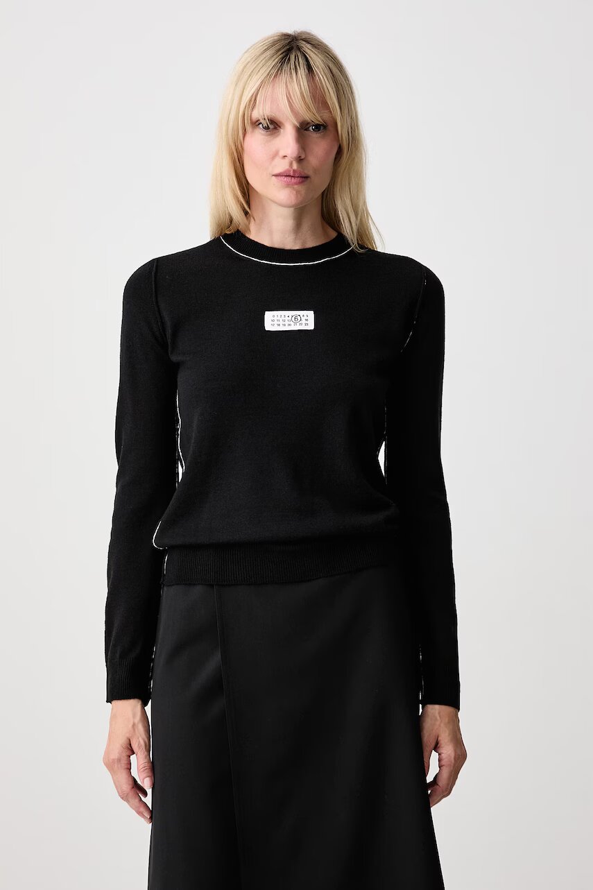 MM6 MAISON MARGIELA pulover pentru femei cu lână