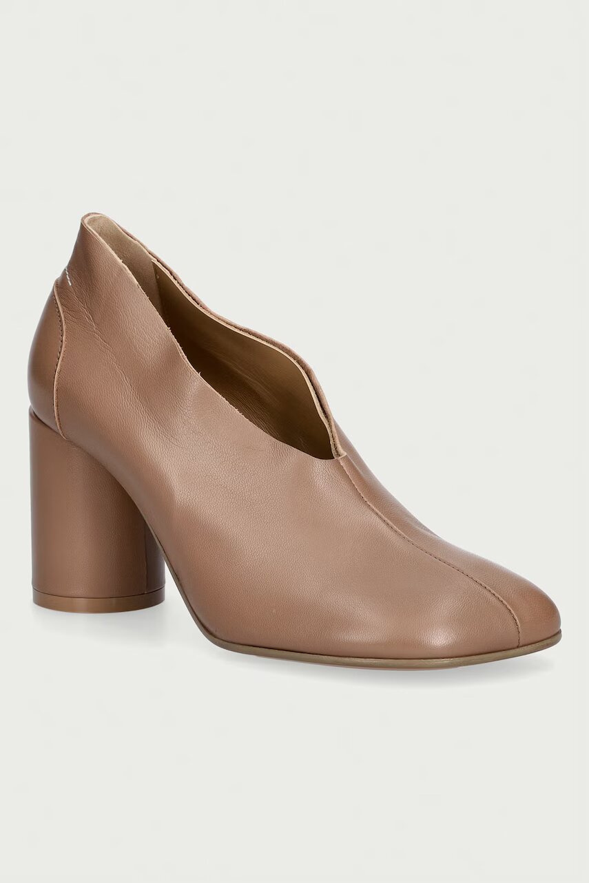 MM6 MAISON MARGIELA tocuri cu toc din piele