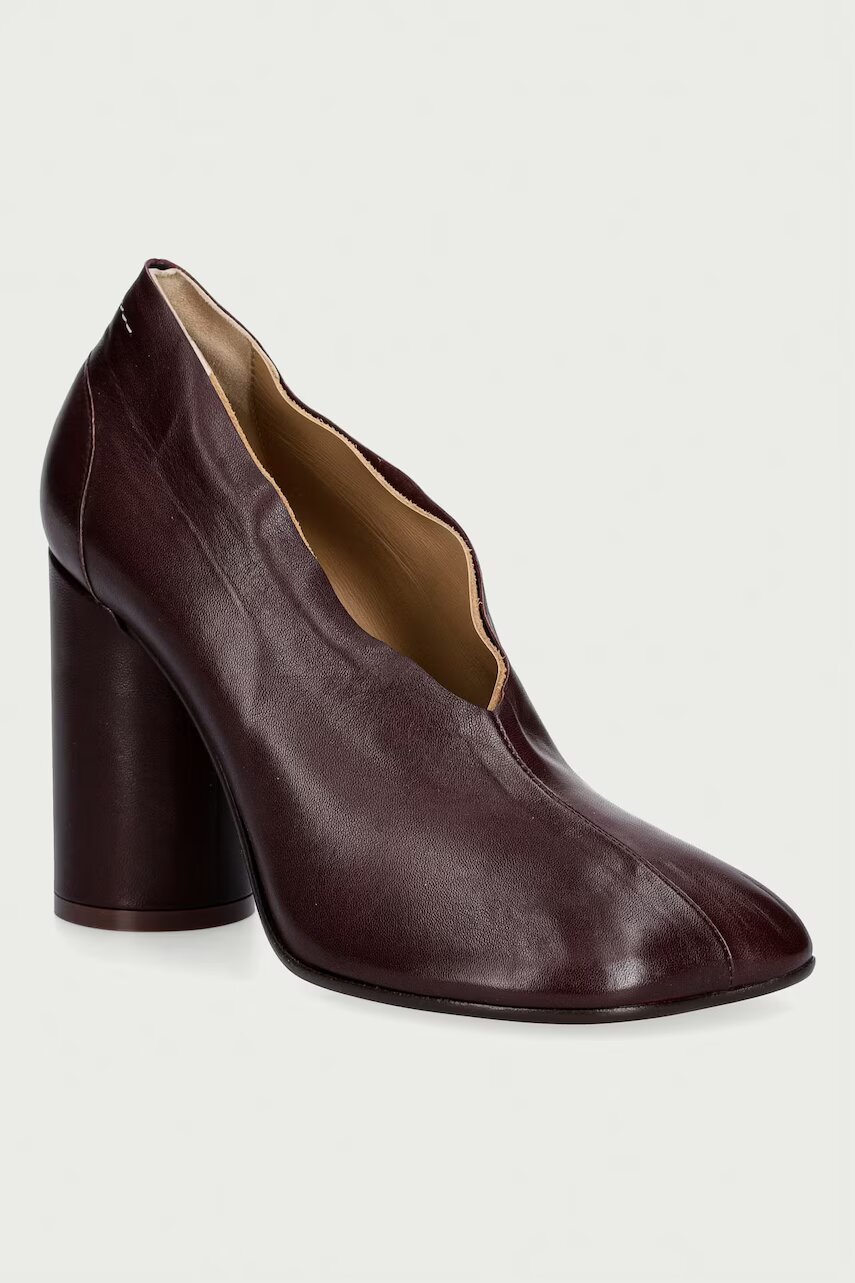 MM6 MAISON MARGIELA tocuri cu toc din piele