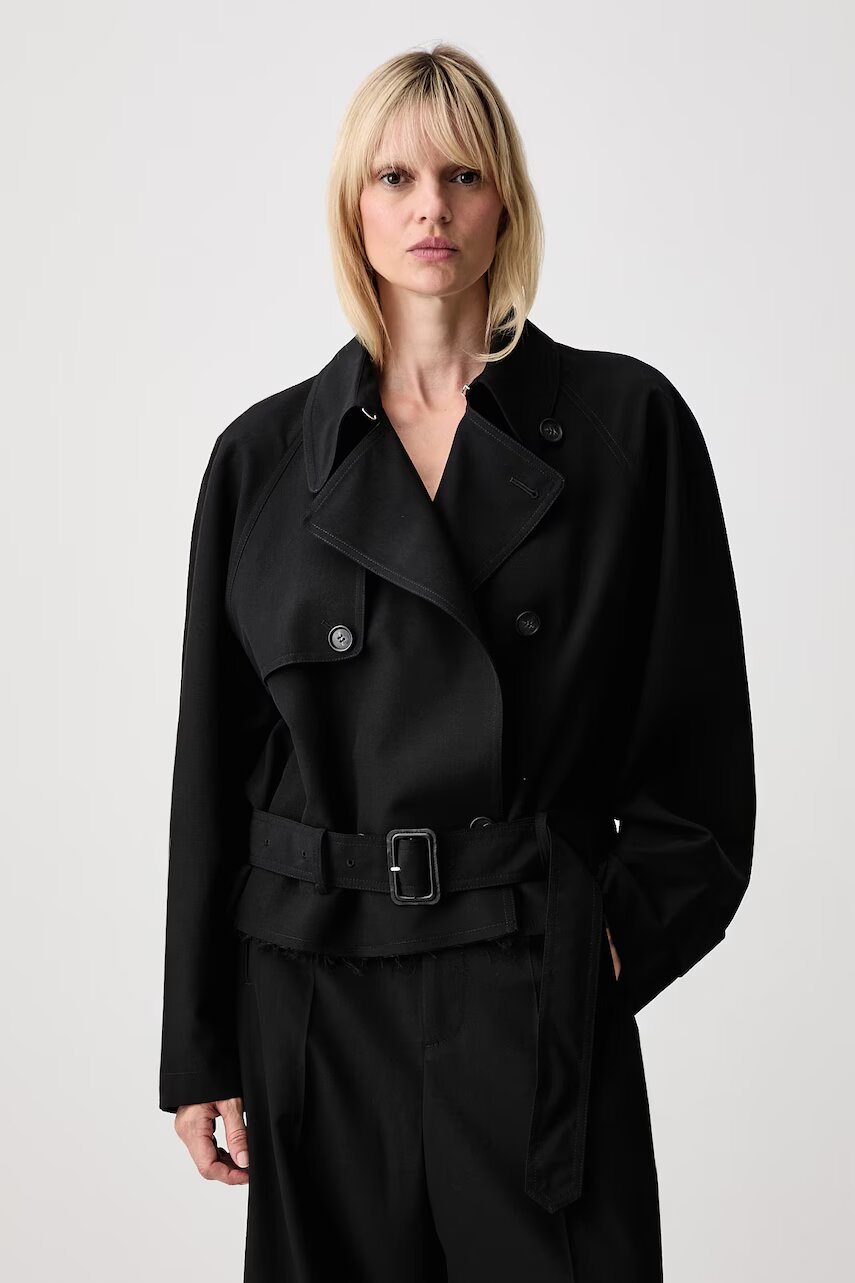 MM6 MAISON MARGIELA trenci pentru femei cu lână