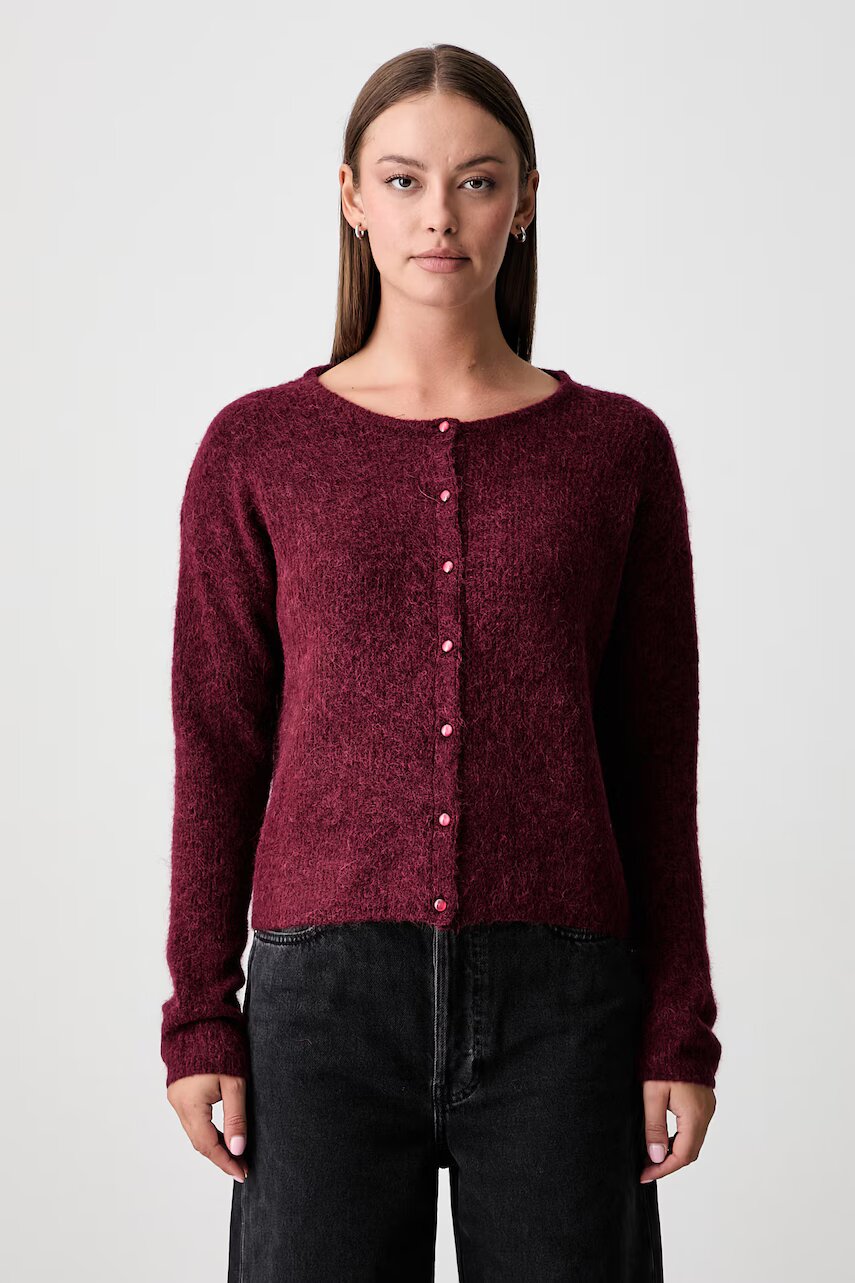 Mos Mosh cardigan pentru femei cu lână Almine
