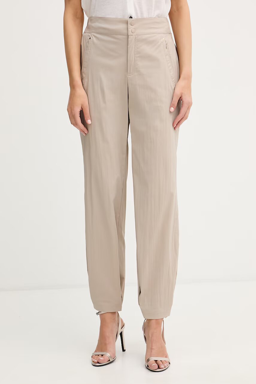 Mos Mosh pantaloni straight pentru femei din bumbac Tahi