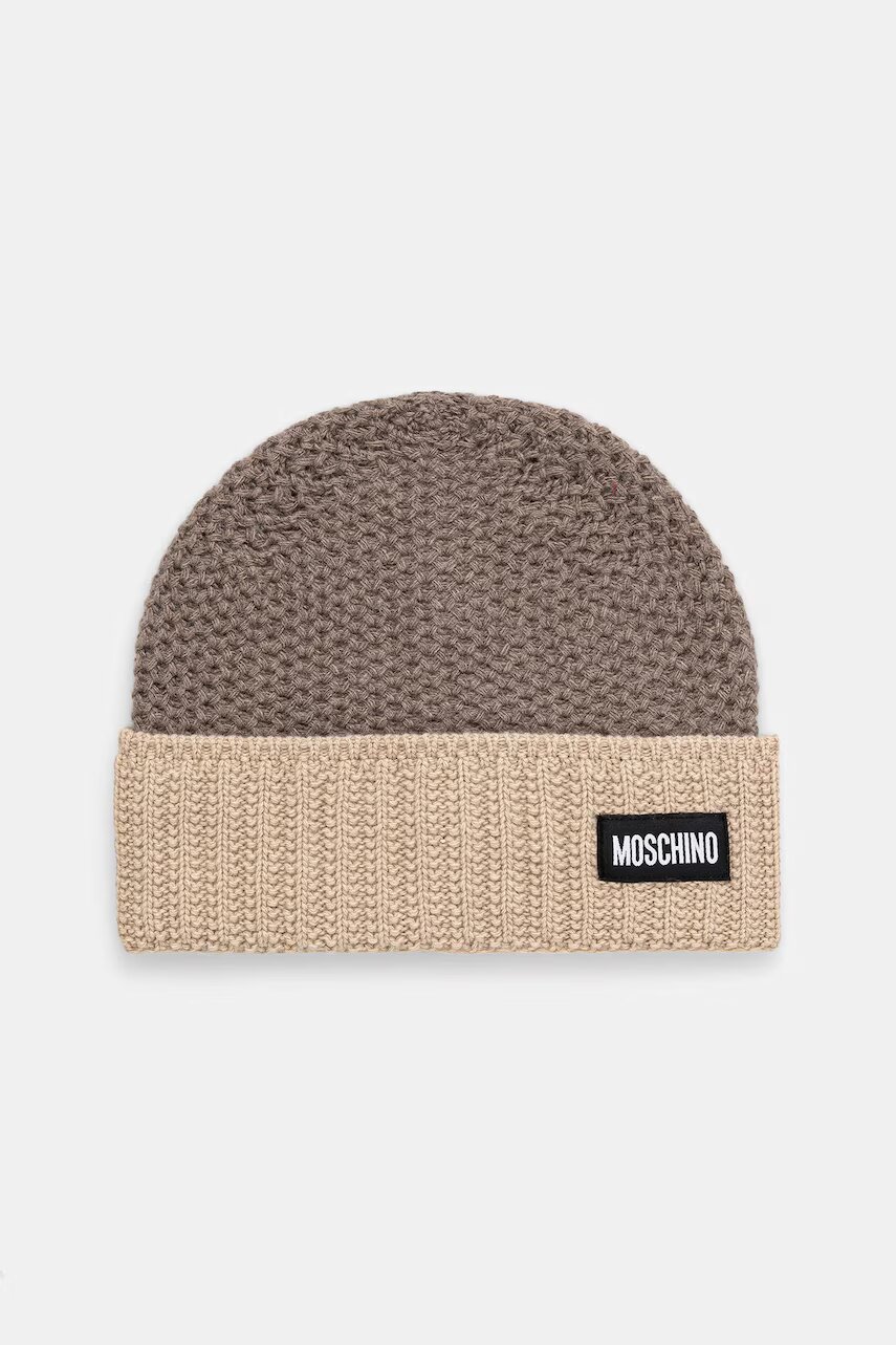 Moschino căciulă pentru femei cu lână