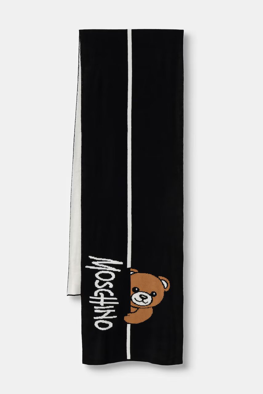 Moschino fular pentru femei cu lână