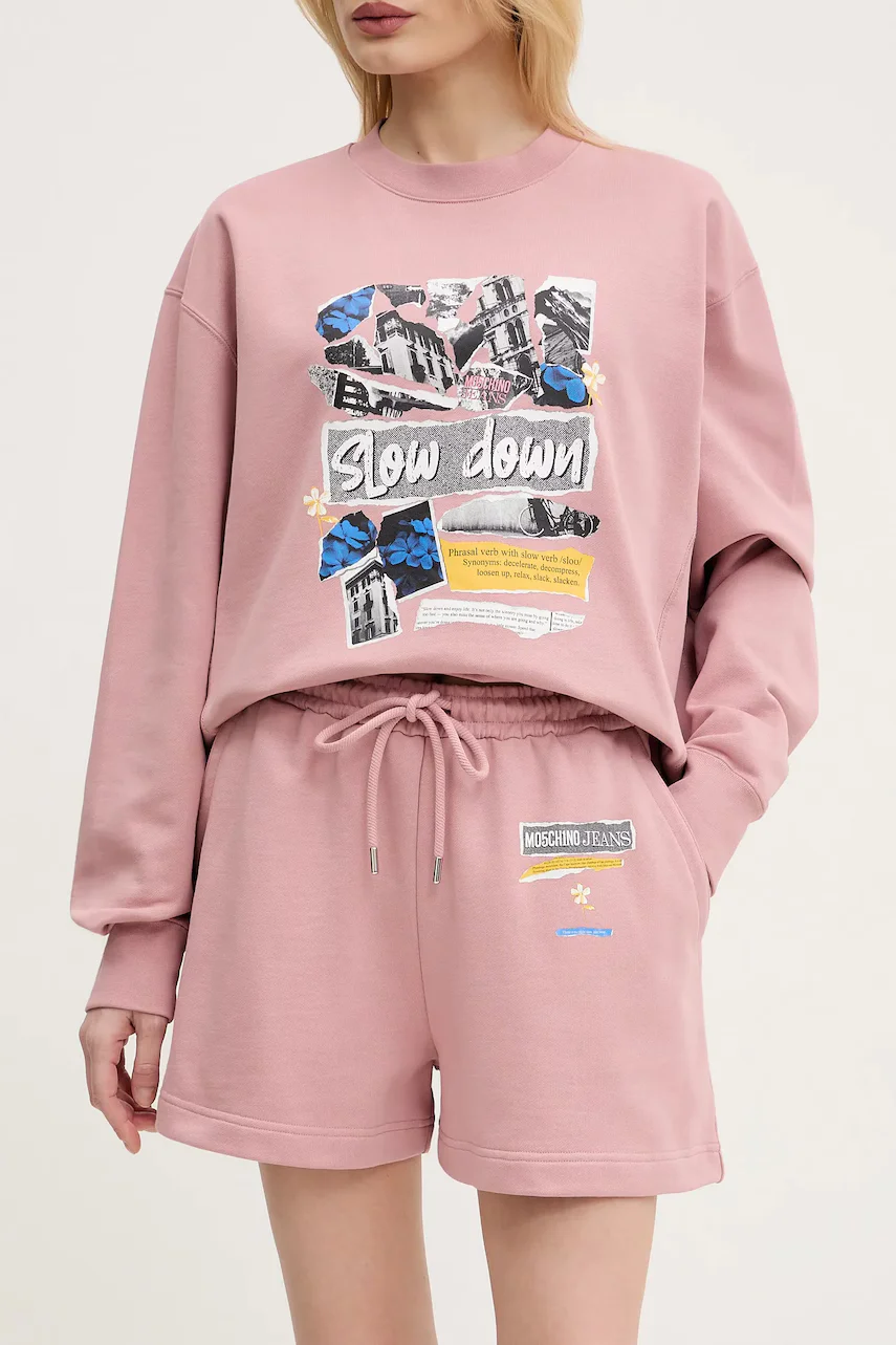 Moschino Jeans pantaloni scurți din bumbac