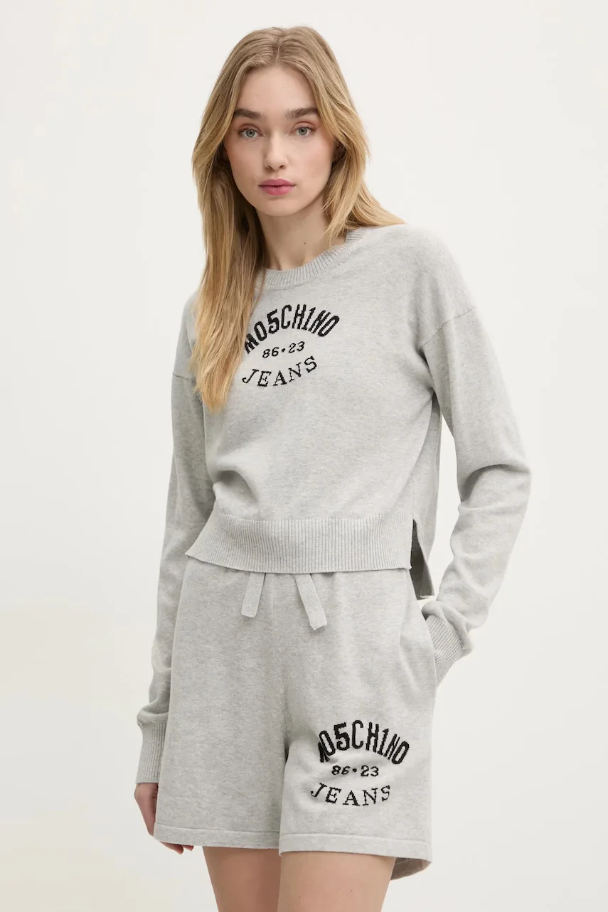 Moschino Jeans pulover de bumbac