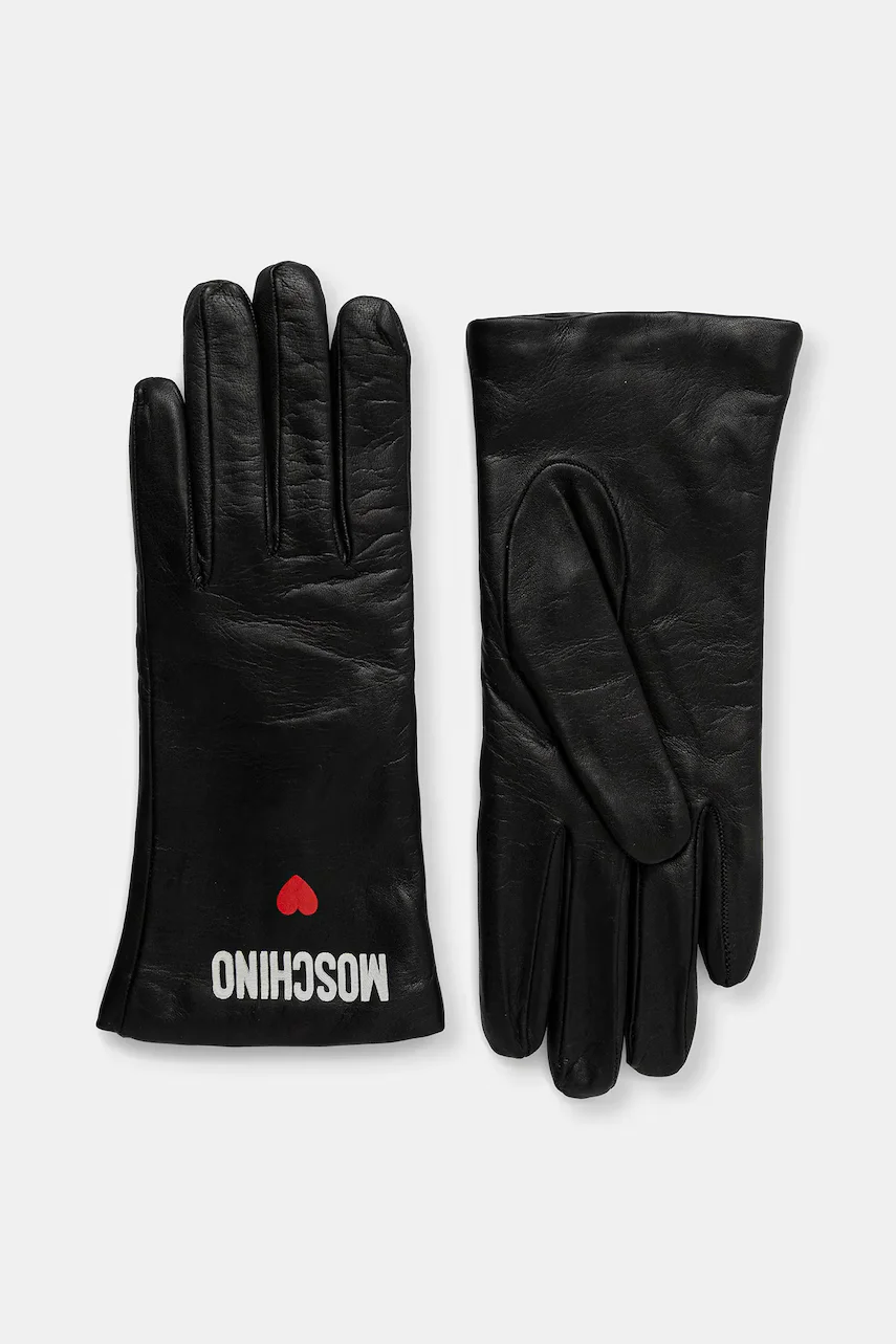 Moschino mănuși de piele