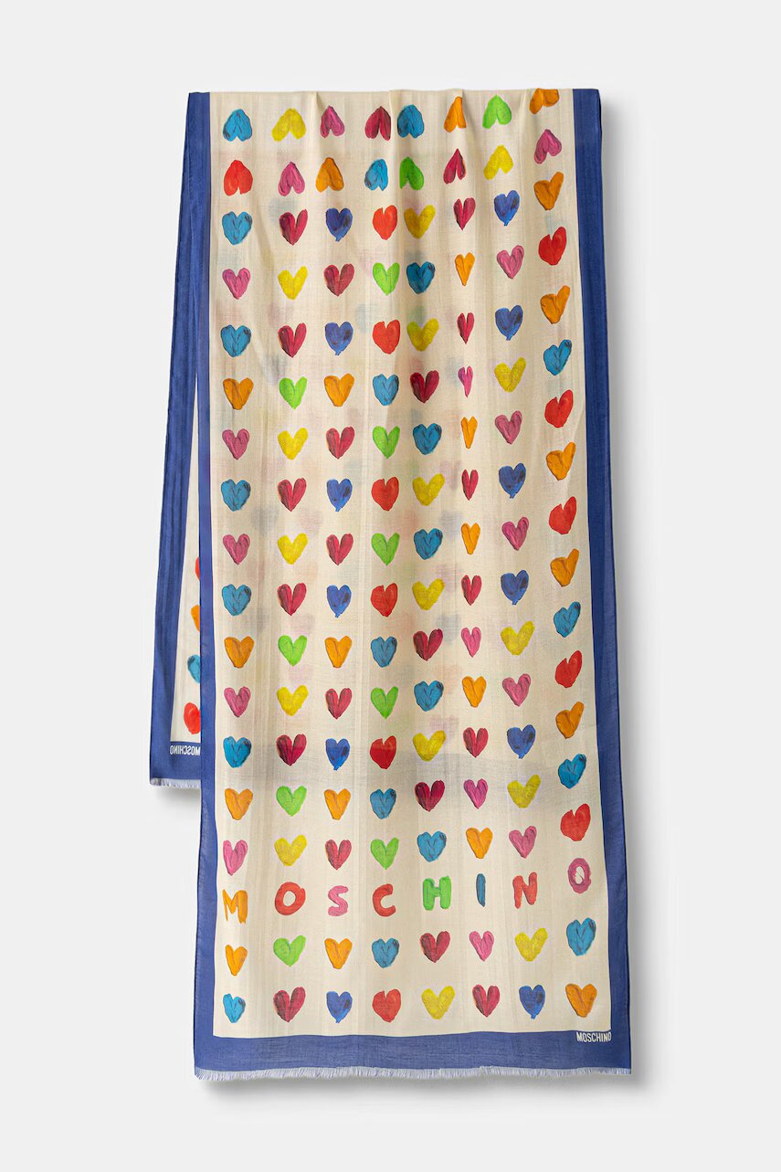 Moschino șal pentru femei cu amestec de cașmir