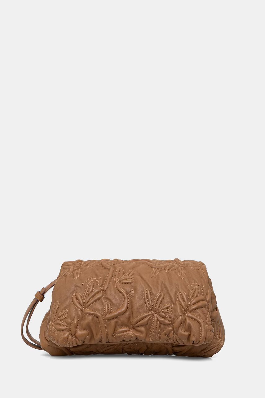 Munthe geantă crossbody pentru femei din piele FOLUKE