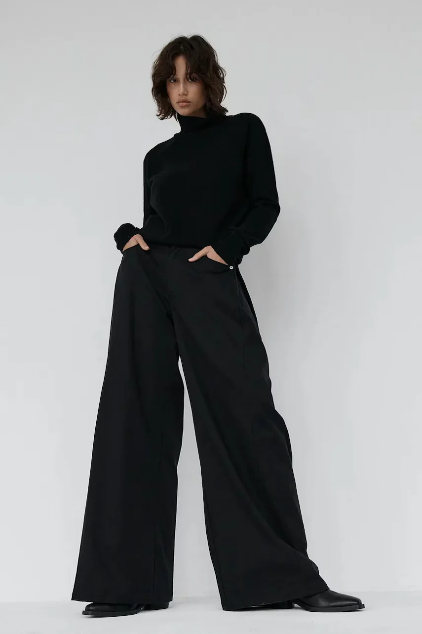 MUUV. Muuv pantaloni straight pentru femei AHI