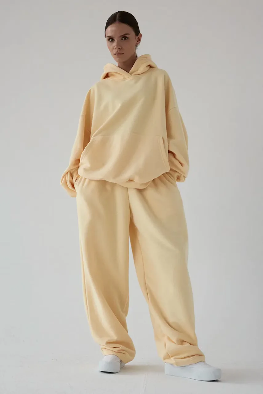 MUUV. pantaloni de trening pentru femei cu bumbac LE PUMP