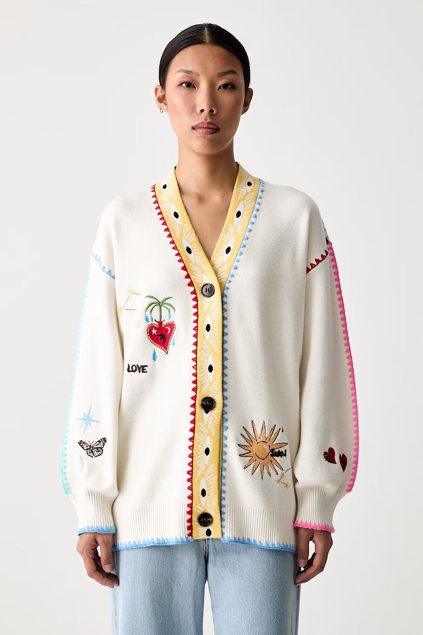 Never Fully Dressed cardigan pentru femei cu vâscoză