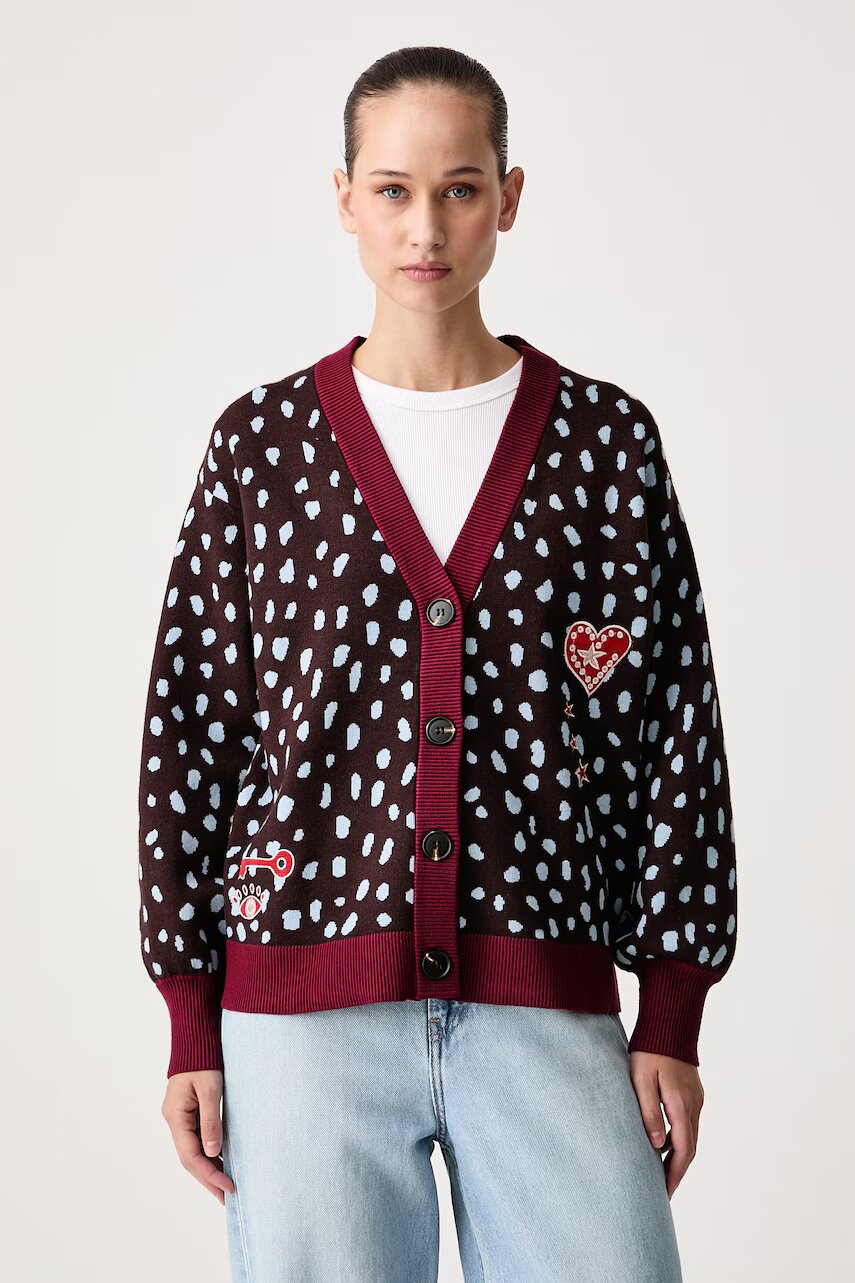 Never Fully Dressed cardigan pentru femei cu vâscoză