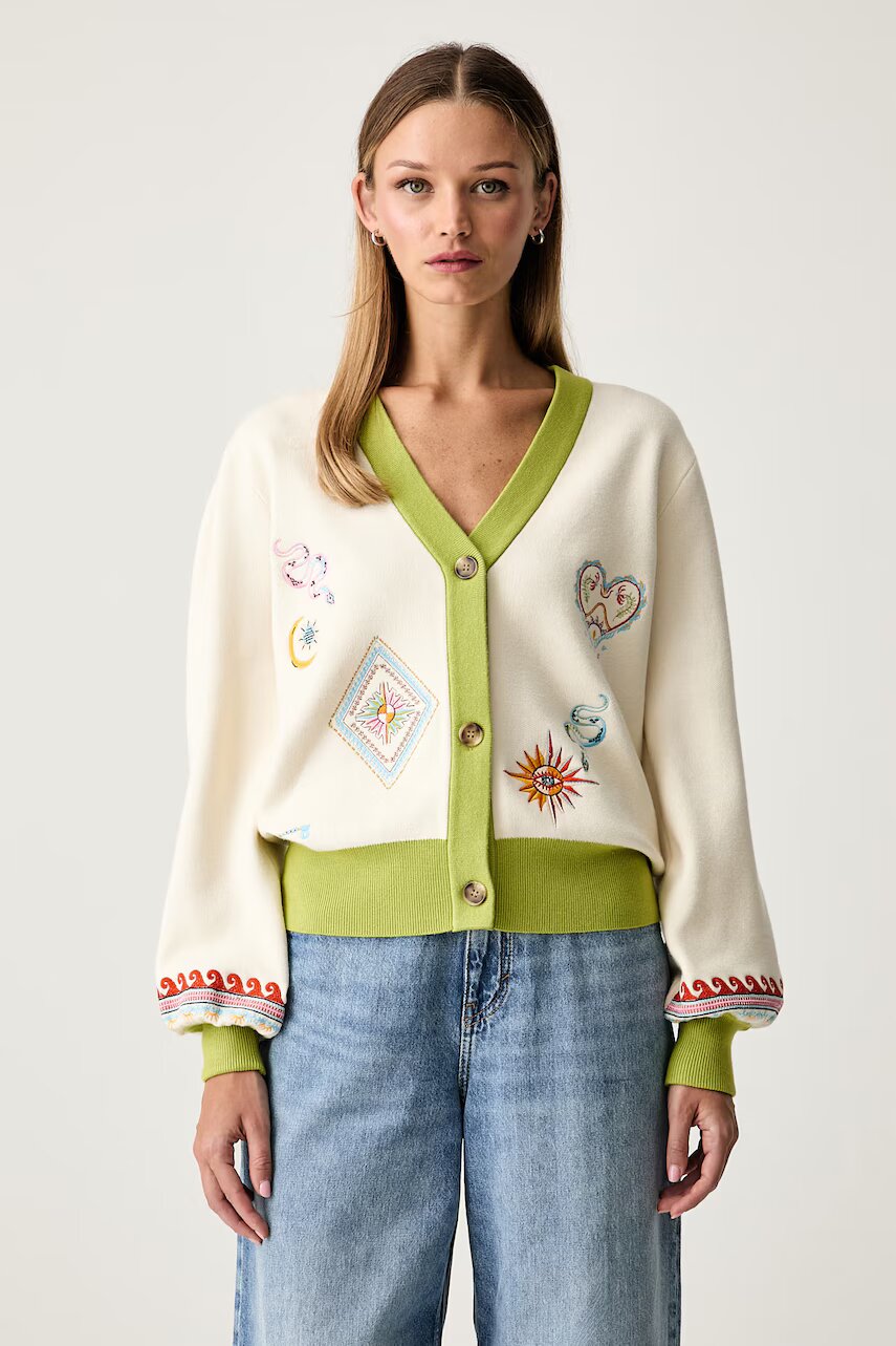 Never Fully Dressed cardigan pentru femei cu vâscoză