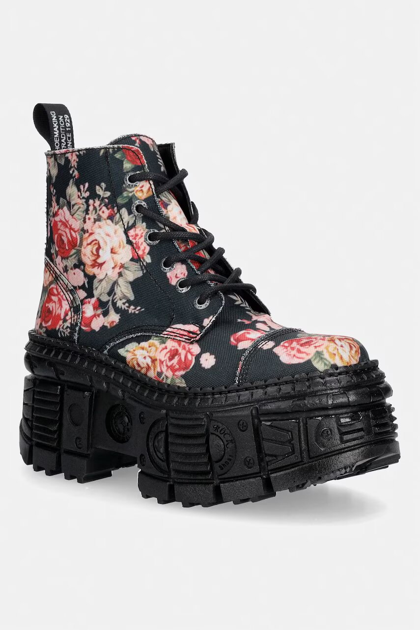 New Rock bocanci cu platformă pentru femei ECO FLOR TANK CASCO