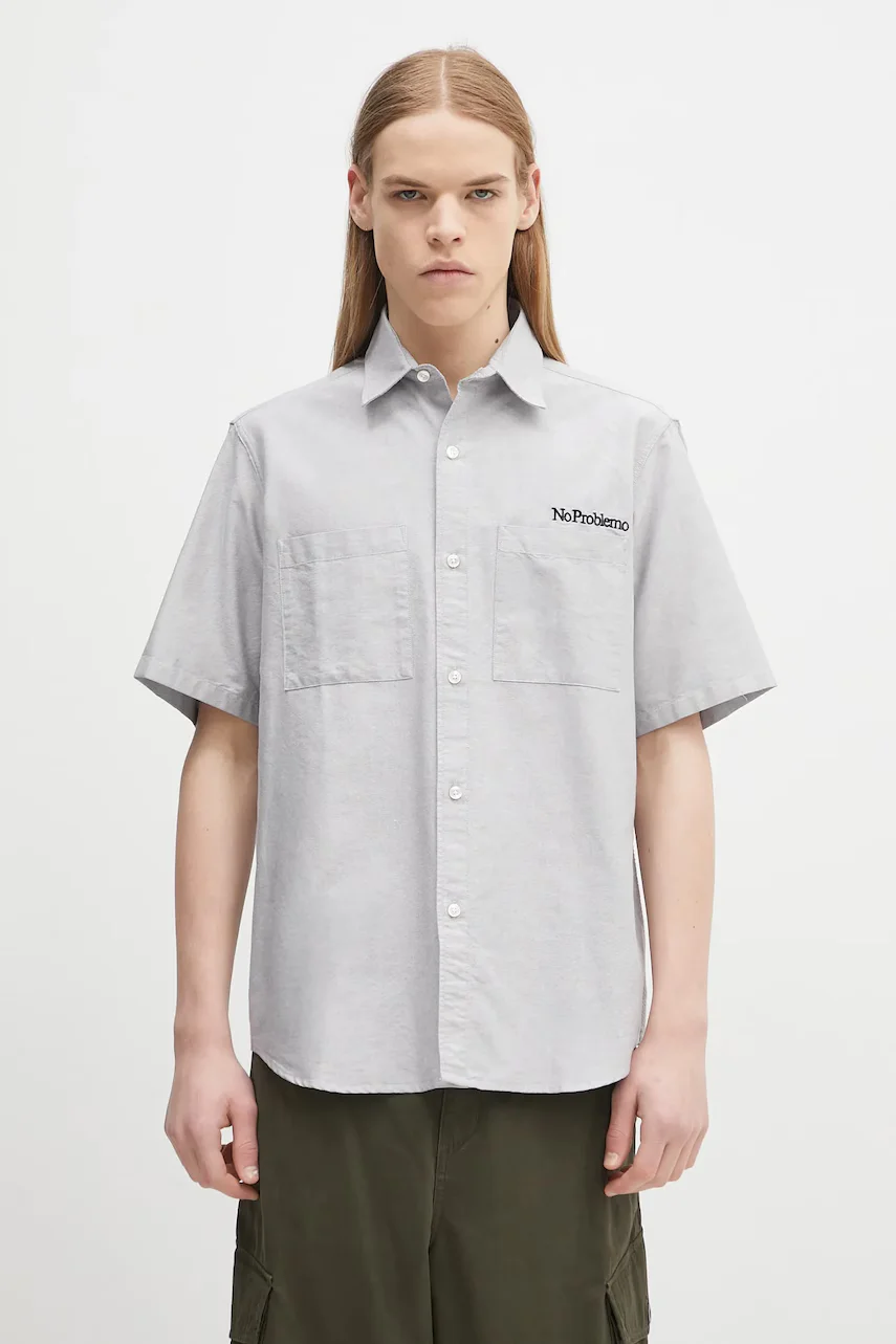 No Problemo cămașă din bumbac SS Uniform Shirt