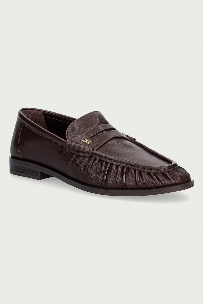 Nokwol mocasini pentru femei din piele Haven Pine Cone Athena