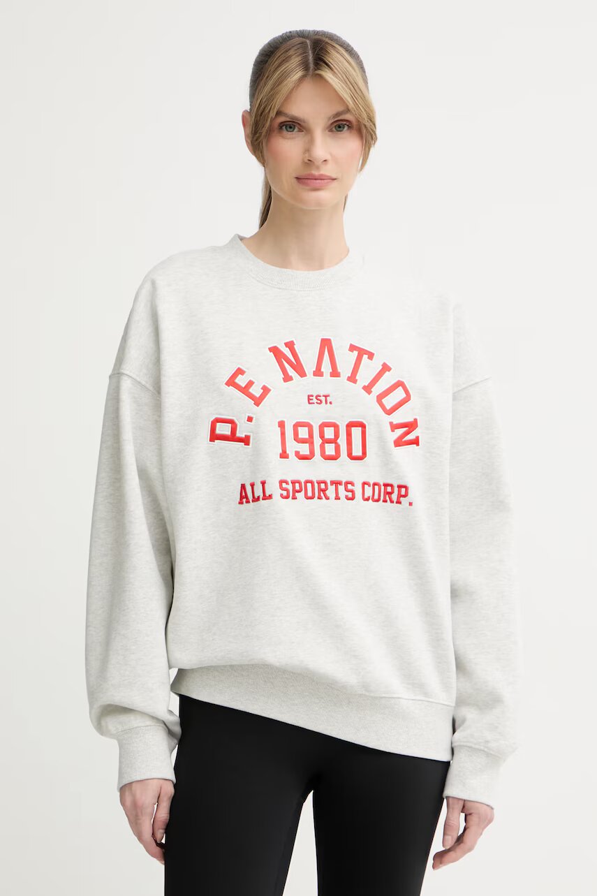 P.E Nation hanorac pentru femei cu bumbac Backspin