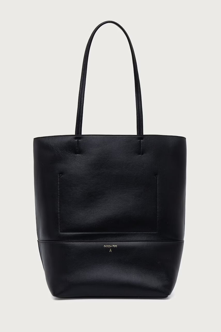 Patrizia Pepe geantă shopper pentru femei din piele
